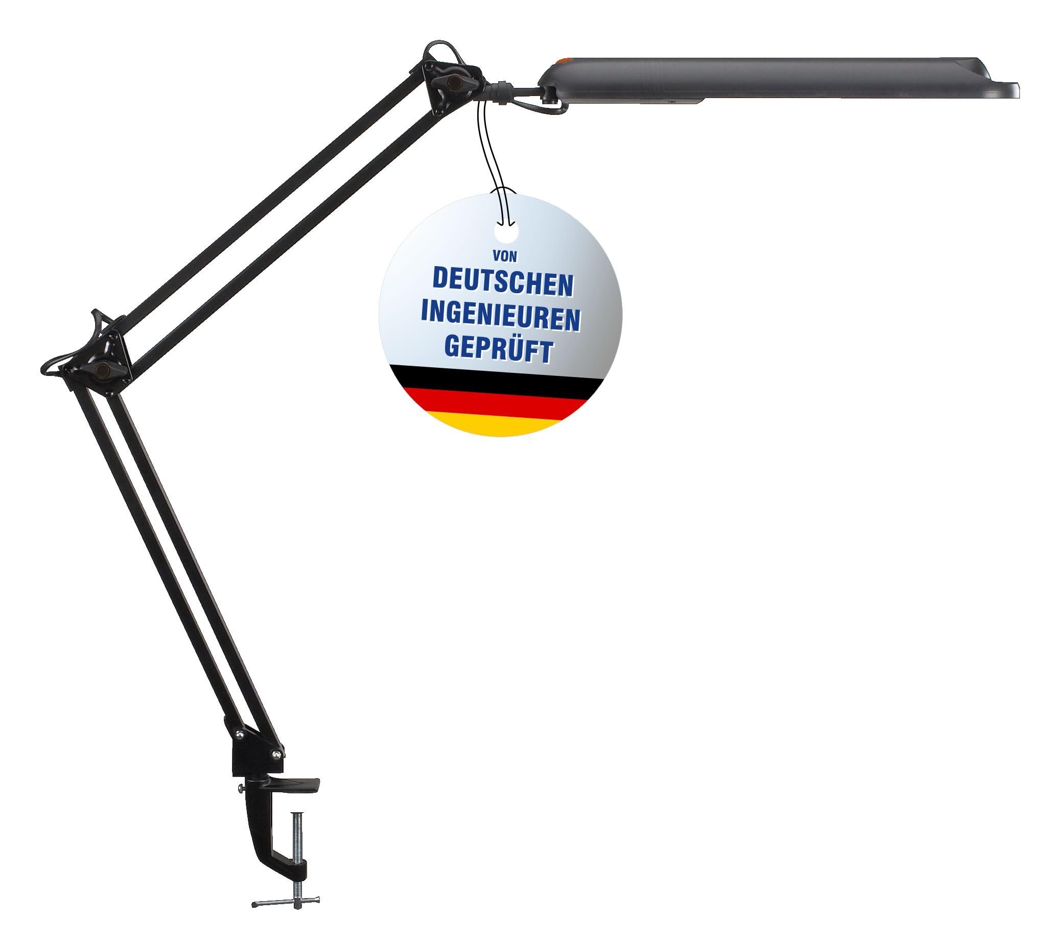 maul-maulatlantic-led-tischlampe-silber-mit-klemmfu-doppelarm image 8
