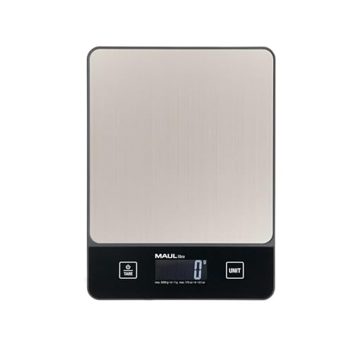 maul-maullibra-digitale-briefwaage-5-kg-schwarz-silber-kompakt image 8
