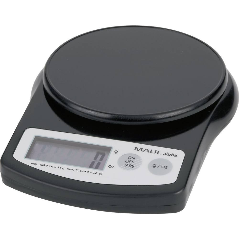 maul-maulalpha-pr-zisionswaage-digital-0-1-g-500-g-schwarz image 1