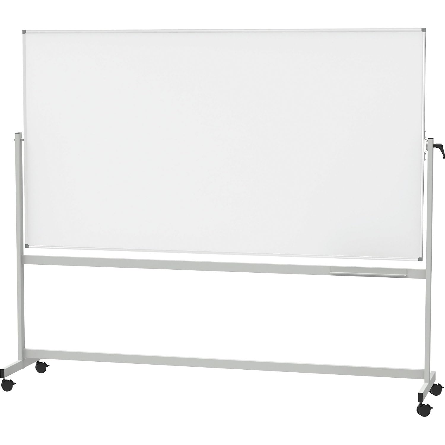maul-maulstandard-whiteboard-mobil-silber-120x220-cm-drehbar-beidseitig image 6