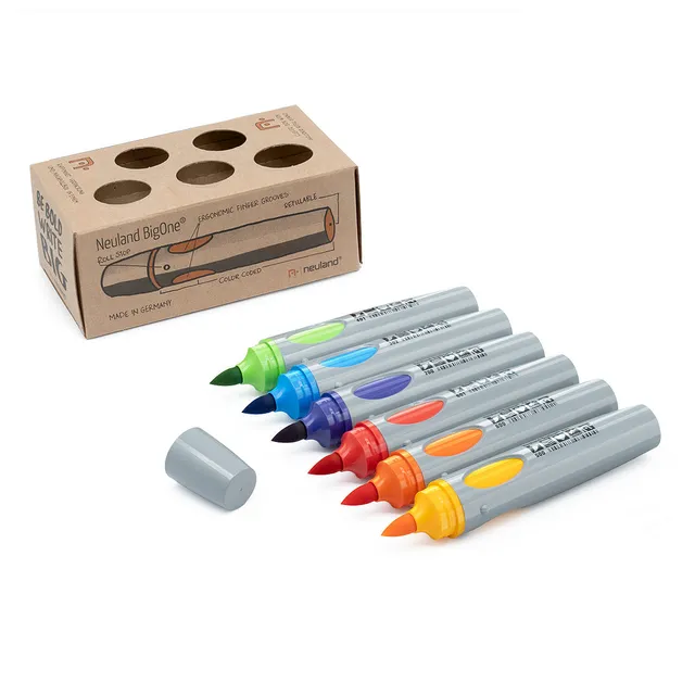 neuland-bigone-art-pinsel-2-15-mm-6er-set-no-29-rainbow image 1