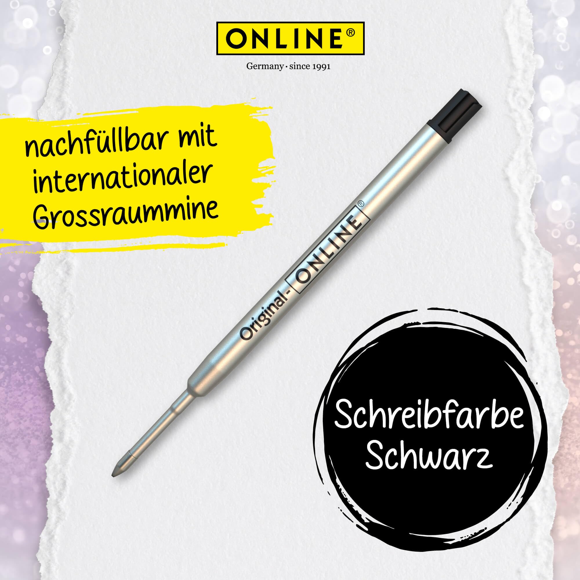 online-crystal-pen-kugelschreiber-silver-strass-midi-geschenkbox image 5