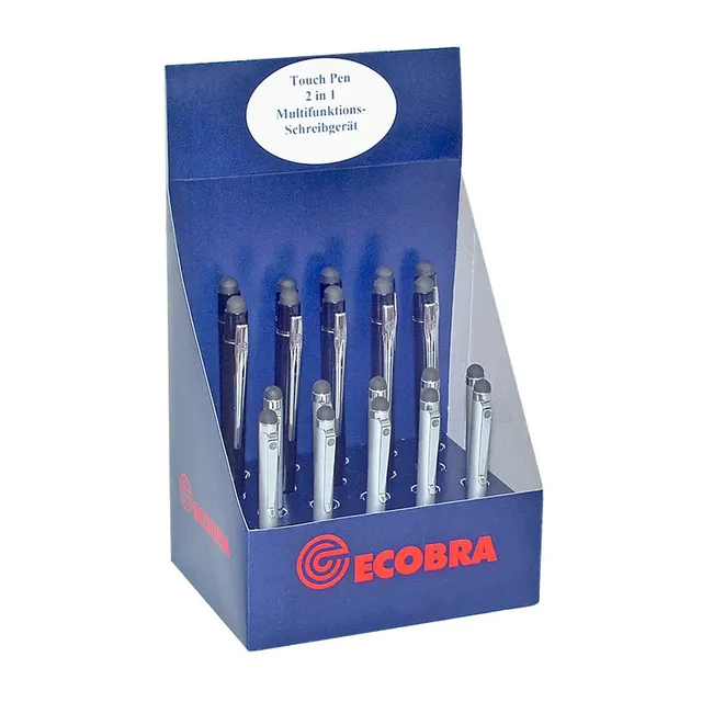 ecobra-cityline-tarent-touch-pen-2in1-display-20-st-ck-schwarz-silber image 1
