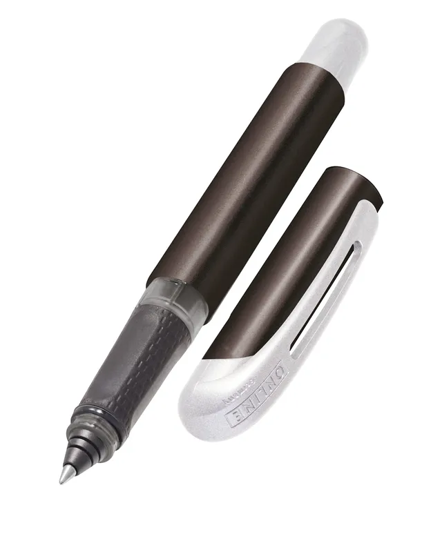 online-college-rollerball-metallic-black-ergonomischer-tintenroller image 1