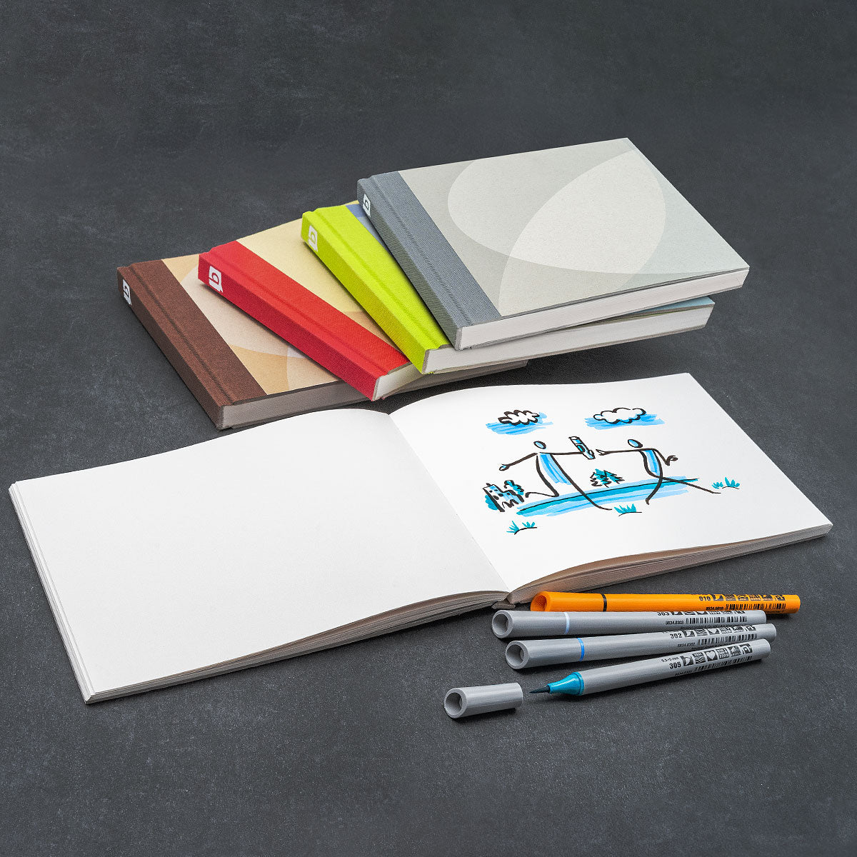 bikablo-sketchnoter-sketchbook-hardcover-visualisierung image 2
