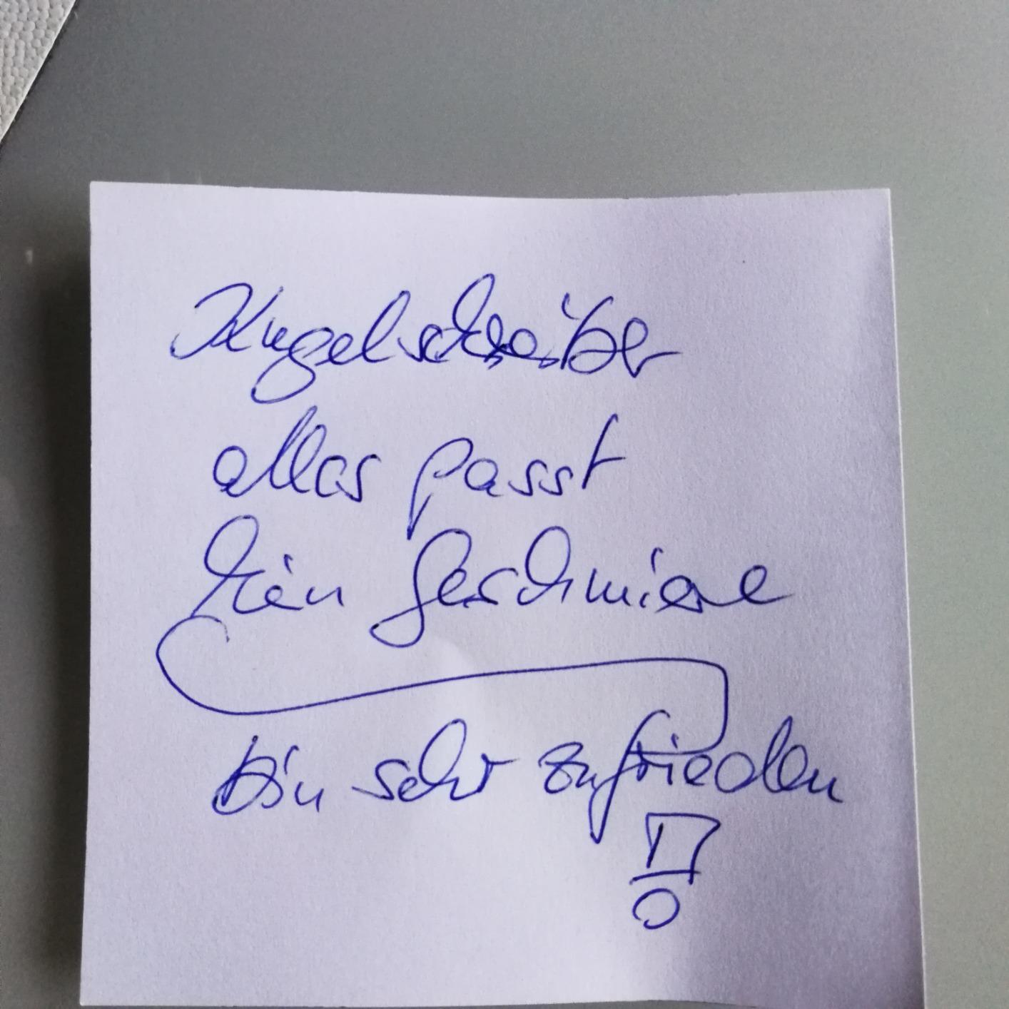Gutes Schreibgefühl