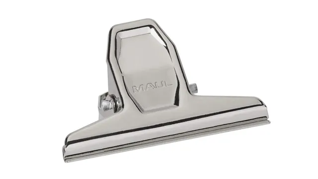 maul-papierklemmer-maulpro-metall-7-5-cm-klemmweite-2-cm-silber image 1