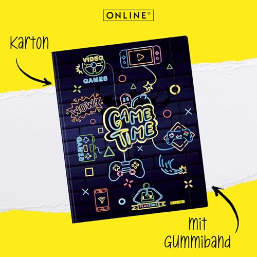 online-sammelmappe-college-gaming-din-a4-mit-gummizug image 8