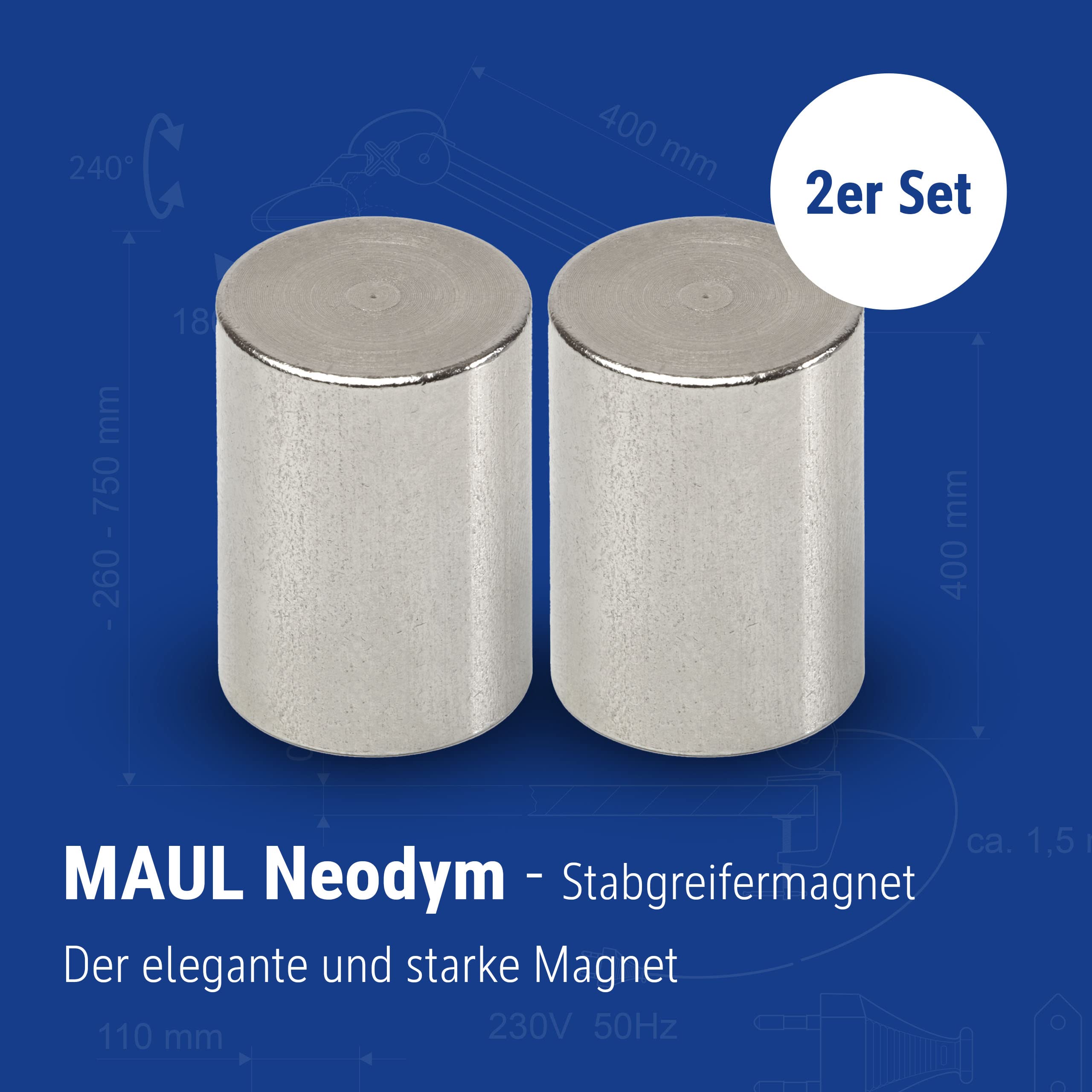 maul-magnetstab-silber-neodym-13-kg-haftkraft-2er-set image 2