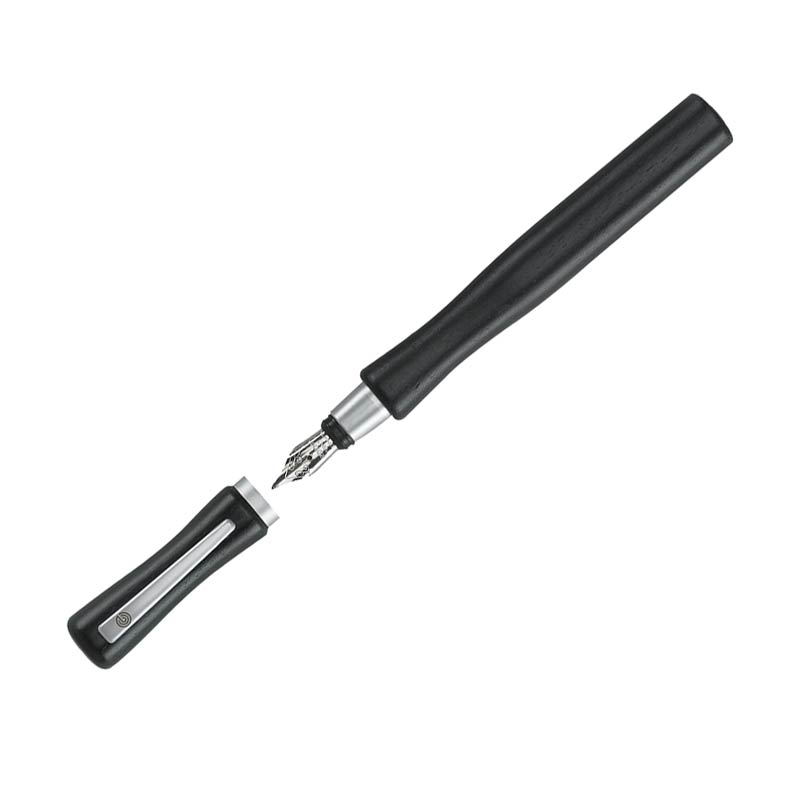 ecobra-woodline-victoria-schwarz-kugelschreiber-im-bambus-etui image 3