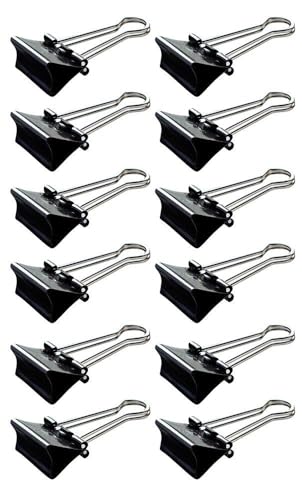 maul-foldback-klemmer-25-mm-schwarz-12-st-ck-metallclips-bis-90-blatt image 7