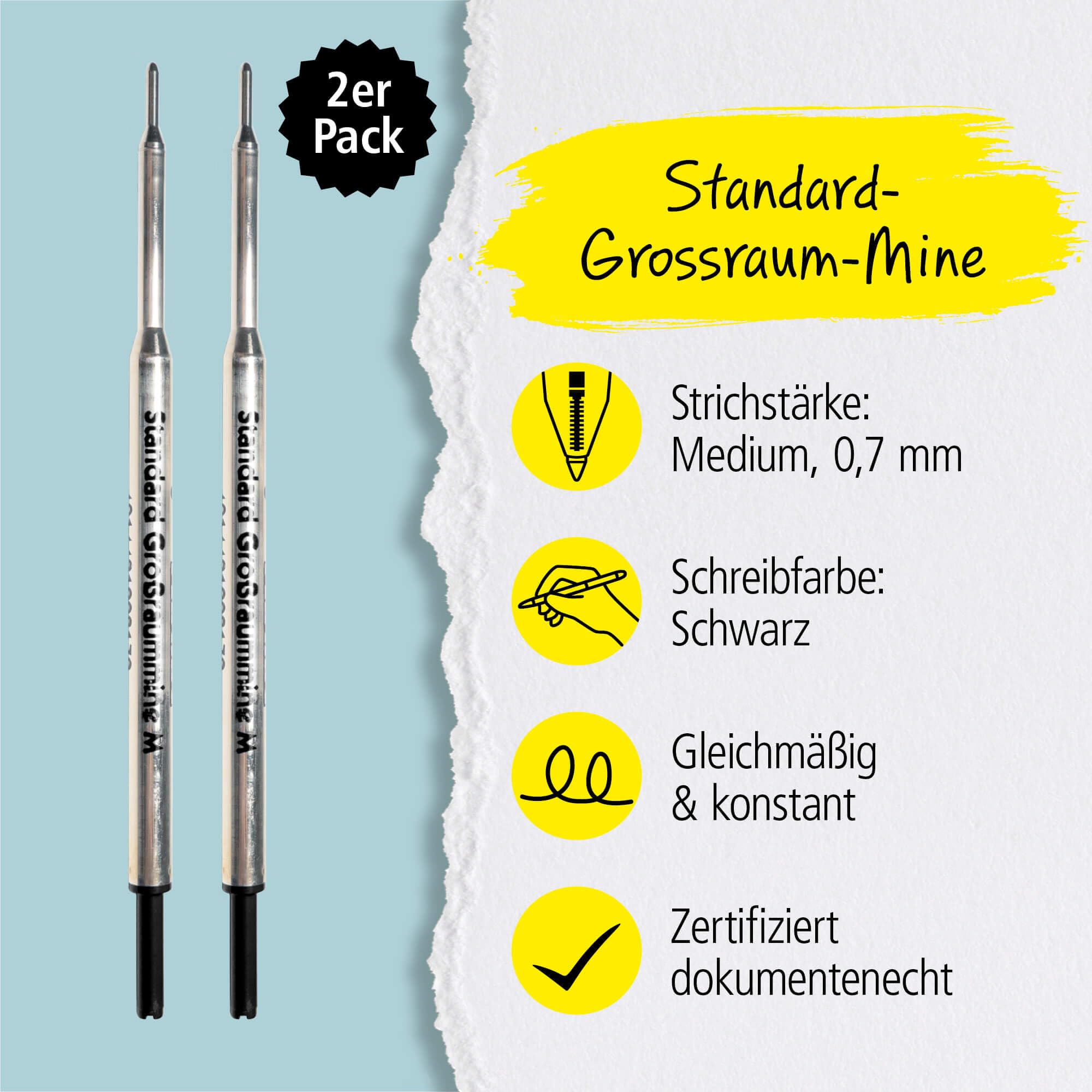 online-ersatzminen-g1-m-schwarz-dokumentenecht-2er-pack image 2