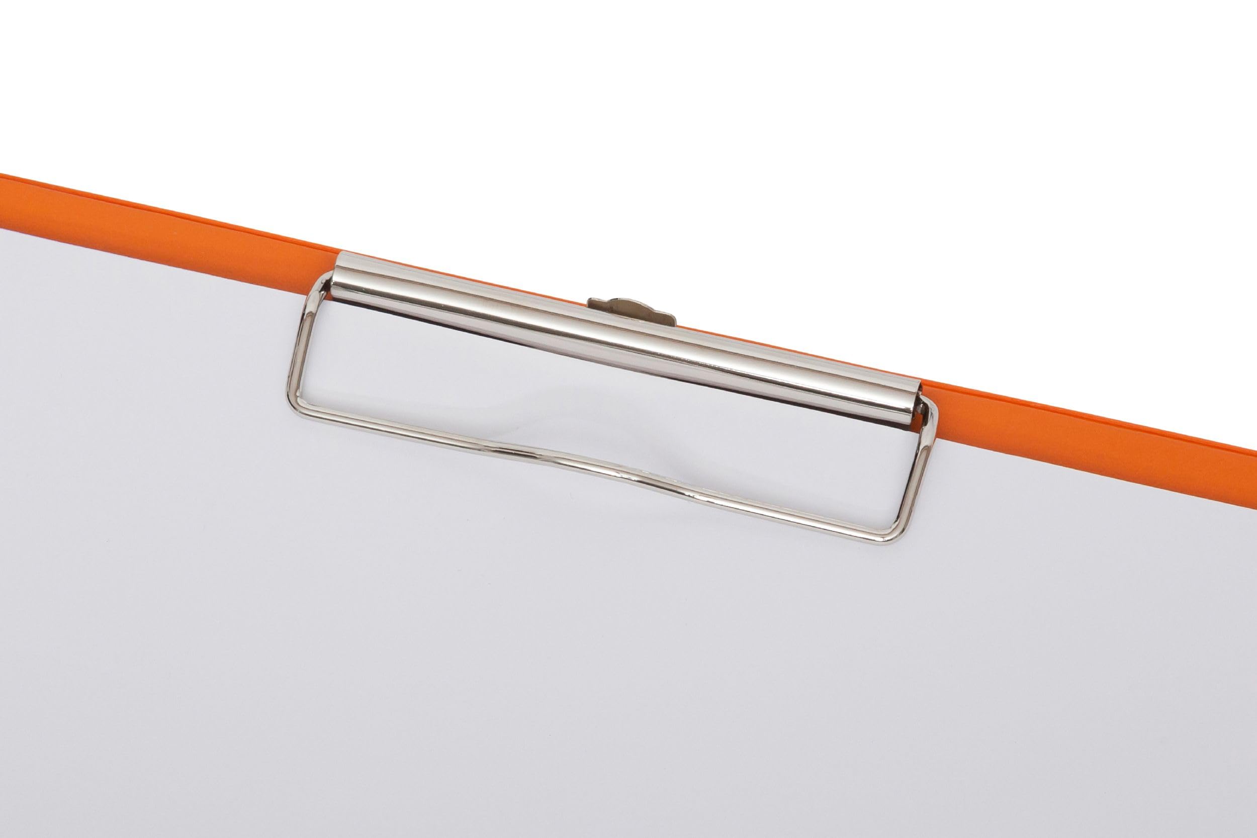maul-klemmbrett-a4-orange-mit-b-gelklemme image 6