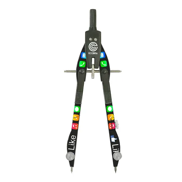 ecobra-new-master-2-likes-schnellverstell-zirkel-mit-kunststoff-druckhebel image 1