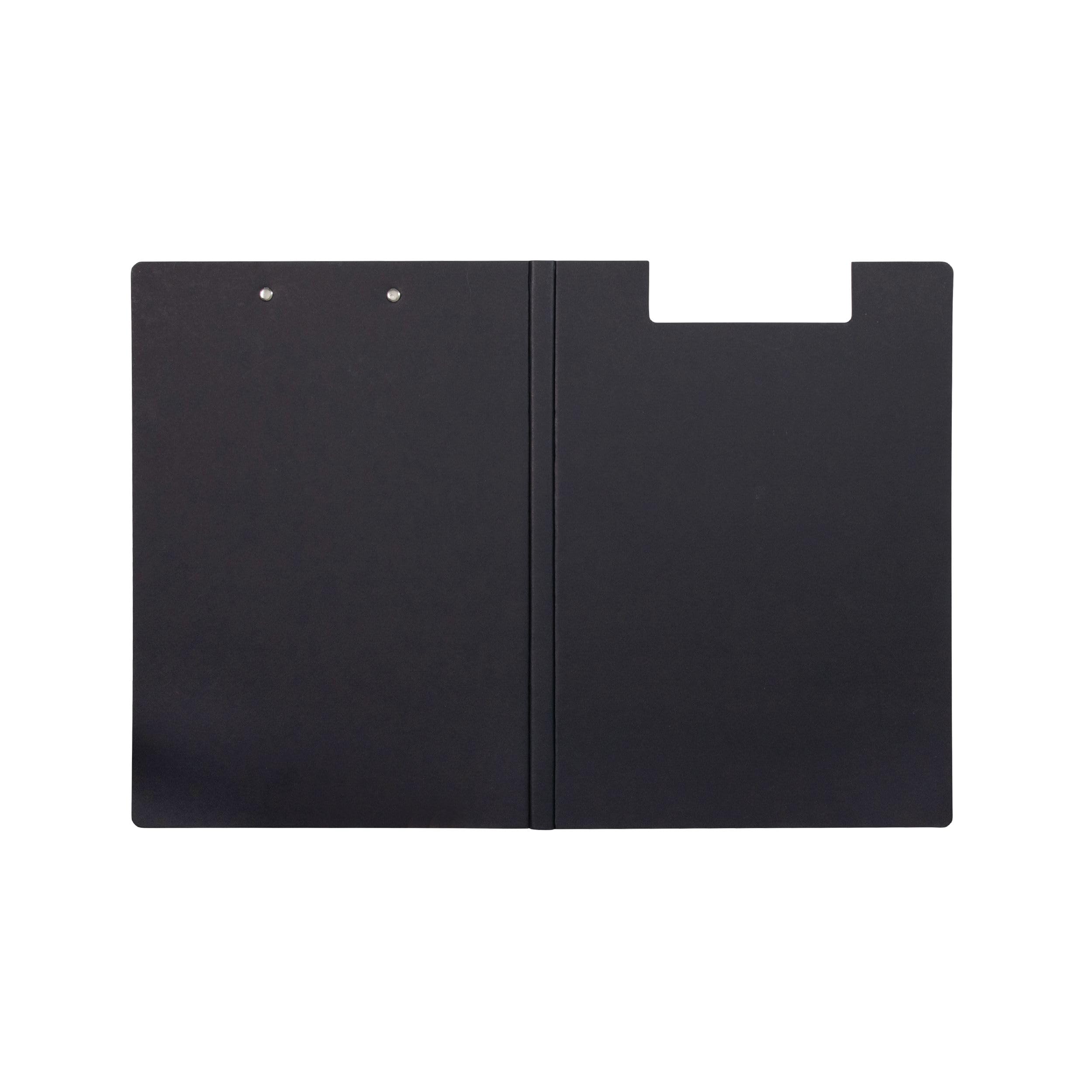 maul-schreibmappe-a4-maulbalance-schwarz-klemmmechanik-hochformat image 4