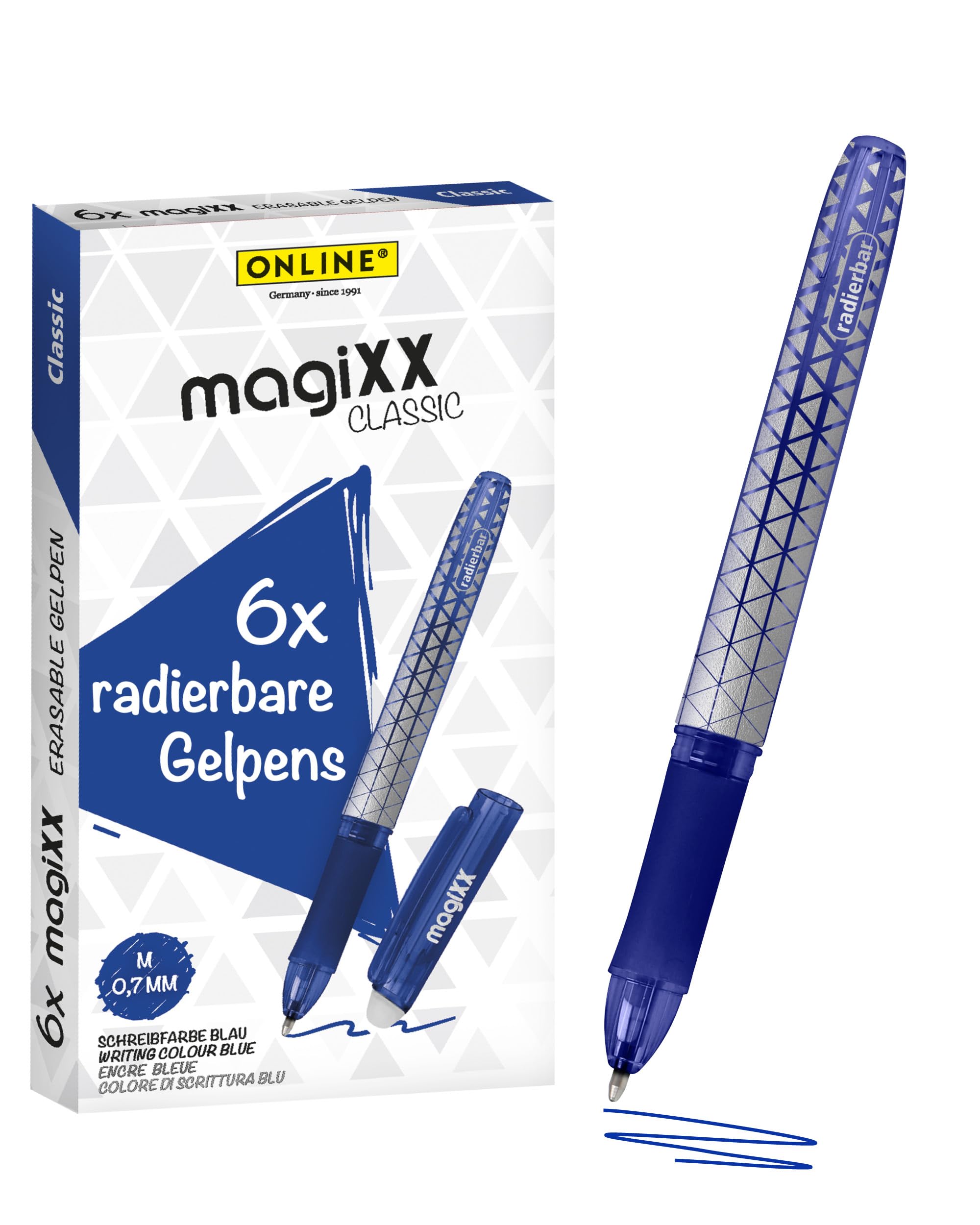 online-magixx-radierbare-ersatzminen-gr-n-0-7-mm-3er-f-r-gel-tintenroller image 8