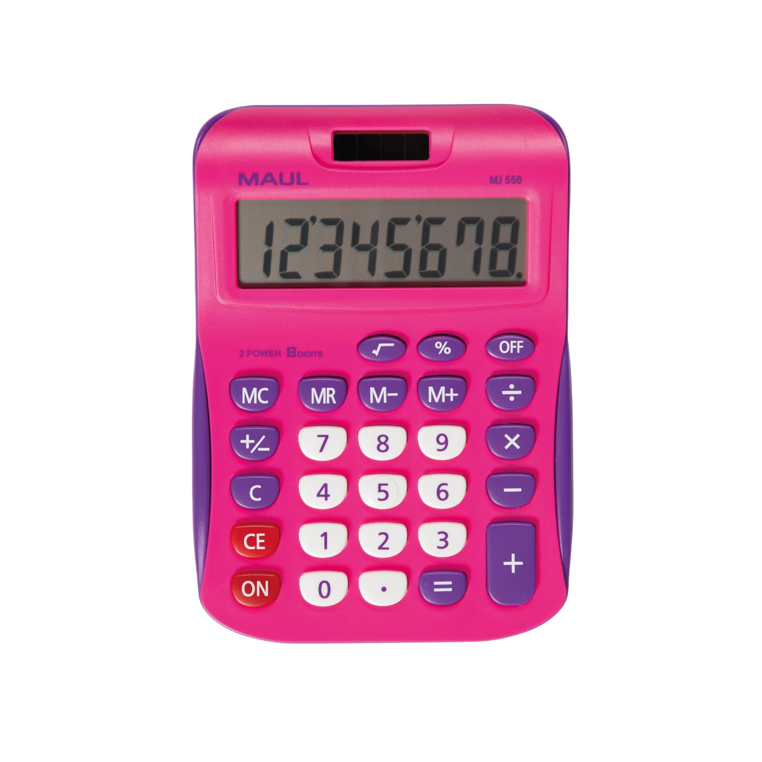 maul-tischrechner-eco-mj-555-wei-solar-10-stellig-kompakt image 8