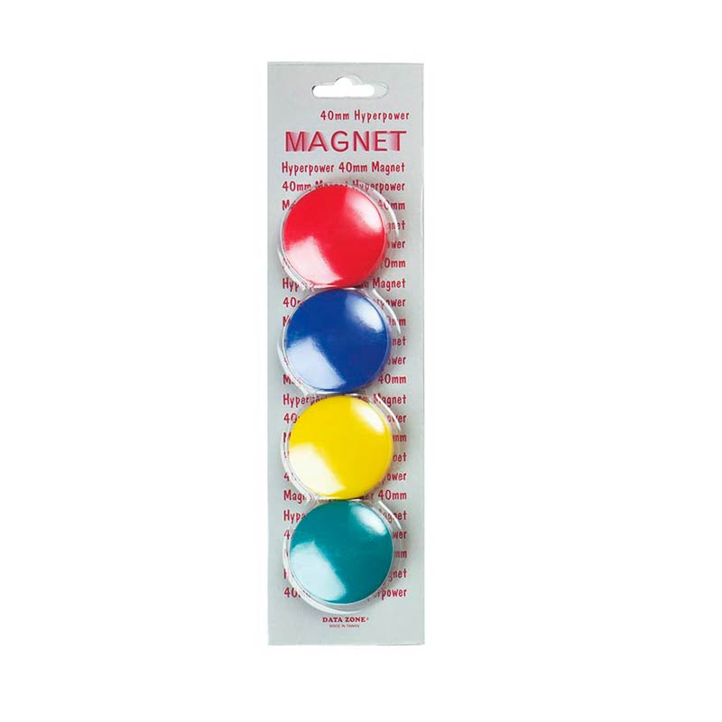 ecobra-magnet-set-4x-rundmagnete-40-mm-farbig-sortiert image 1