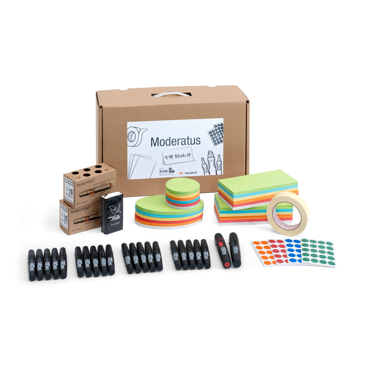 neuland-moderatus-1-15-stick-it-moderationskarton-15-personen image 1