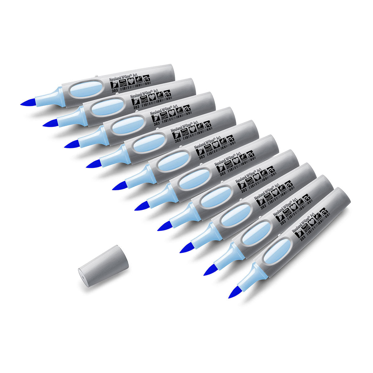 neuland-no-one-art-moderationsmarker-pinselspitze-0-5-7-mm-10er-uni-set image 5