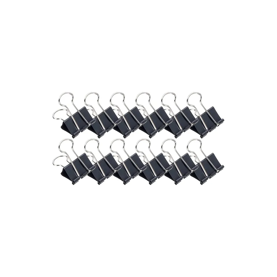 maul-foldback-klemmer-25-mm-schwarz-12-st-ck-metallclips-bis-90-blatt image 1