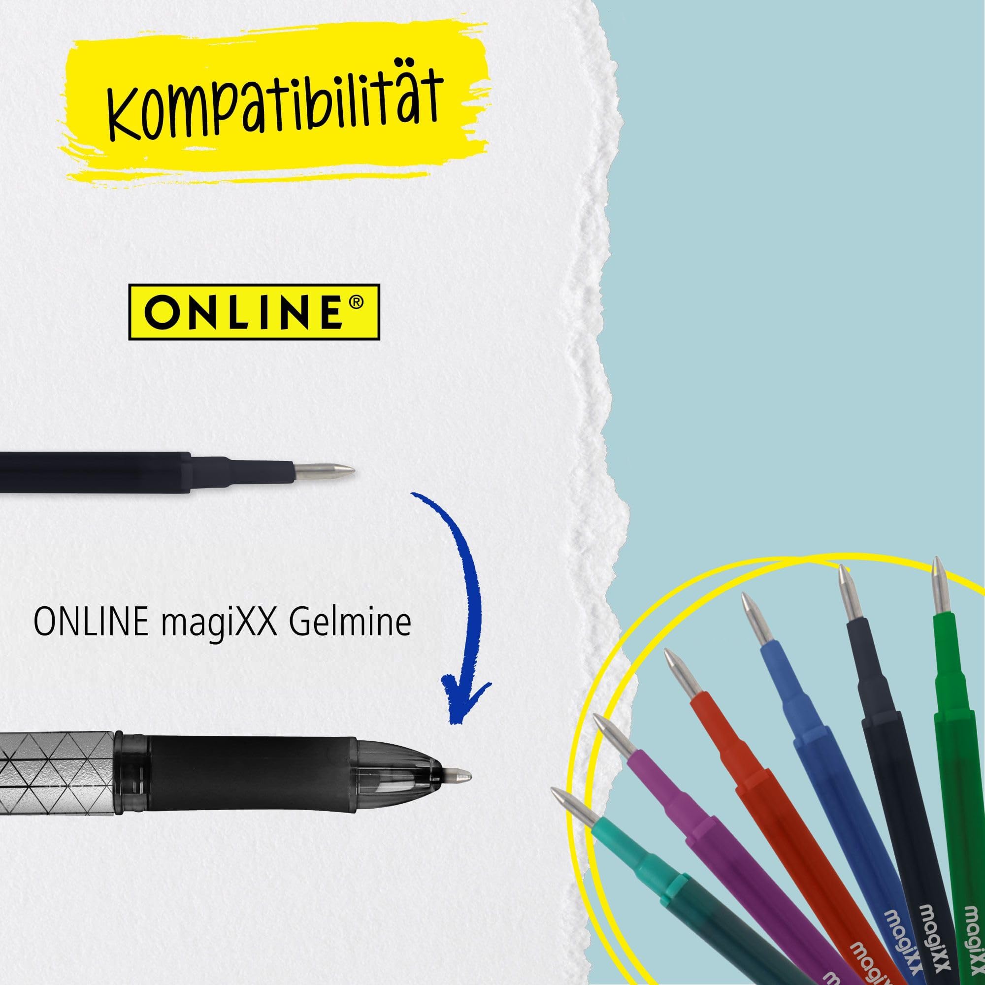 online-magixx-radierstift-gel-6er-set-lila-0-7-mm image 6