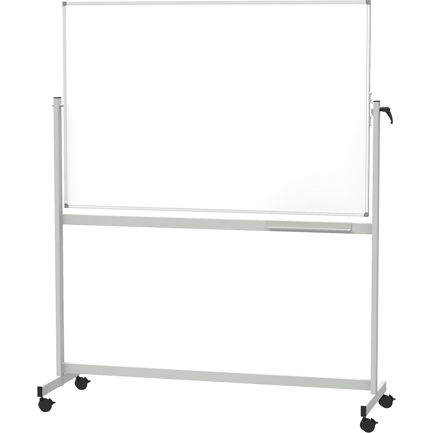 maul-maulstandard-whiteboard-mobil-silber-120x220-cm-drehbar-beidseitig image 5
