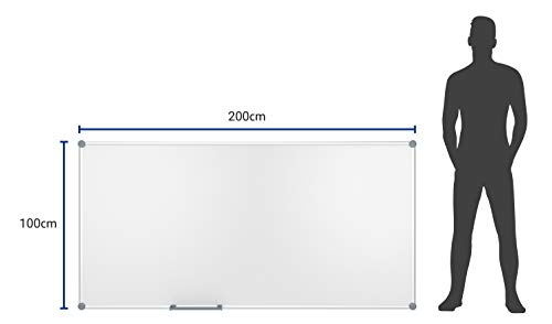 maul-maulpro-whiteboard-100x200-cm-wei-alurahmen-magnethaftend image 7