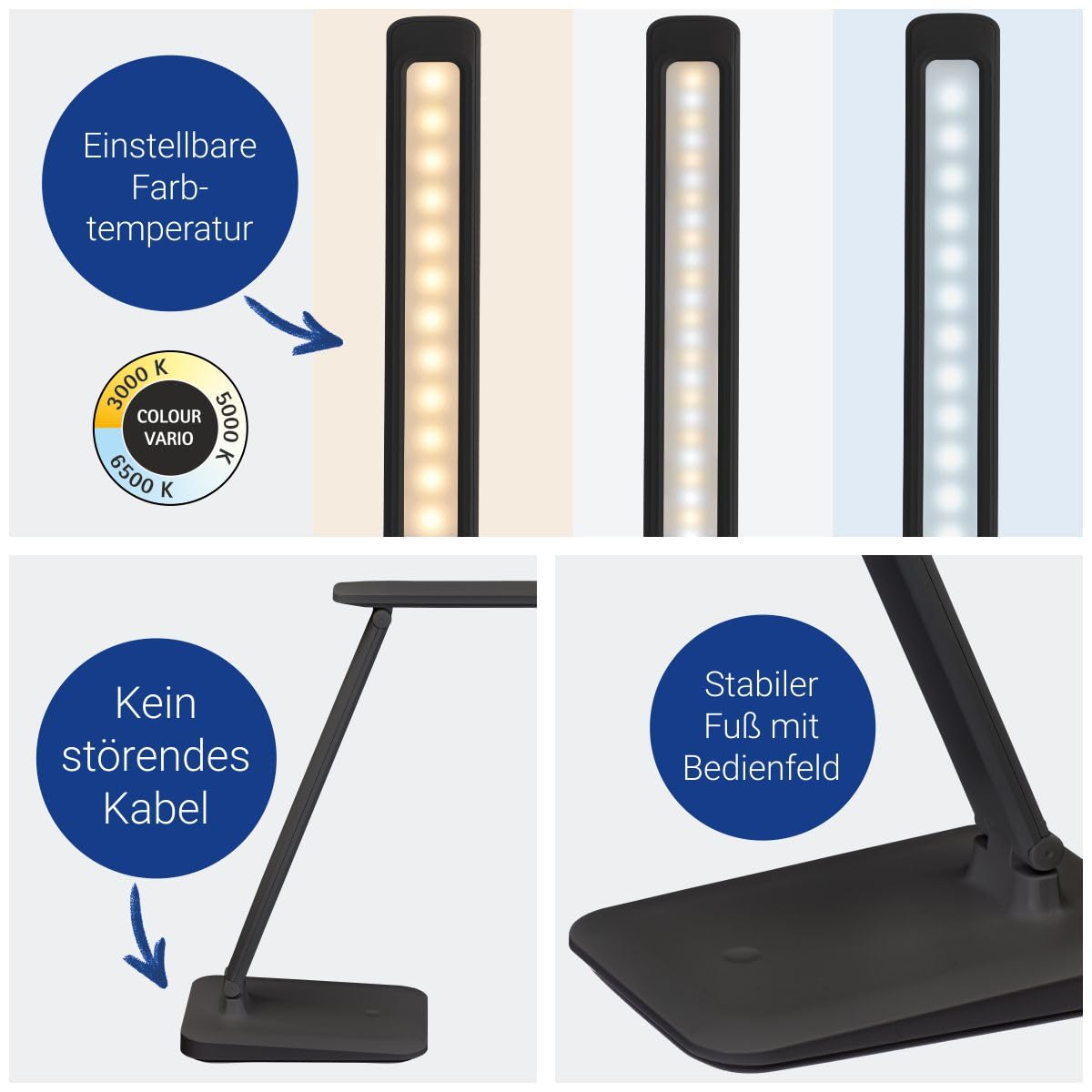 maul-maulsally-akku-schreibtischlampe-led-dimmbar-faltbar-schwarz image 4
