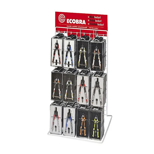 ecobra-thekenaufsteller-zirkel-drahtdisplay-inkl-topper-und-haken-35x30x79-cm image 1