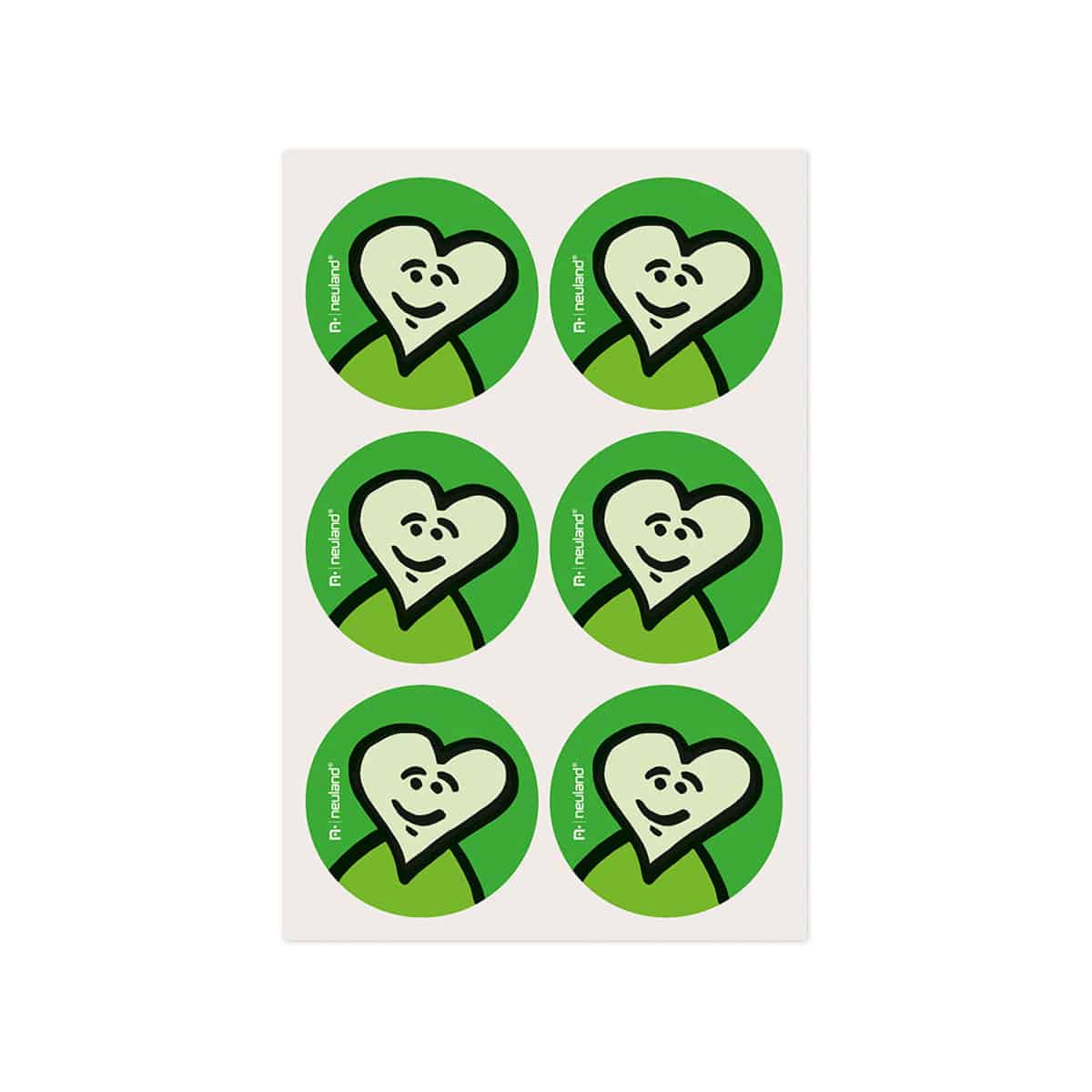 neuland-vizdots-bewertungspunkte-symbole-39-mm-herz-blitz-idee-frage image 1