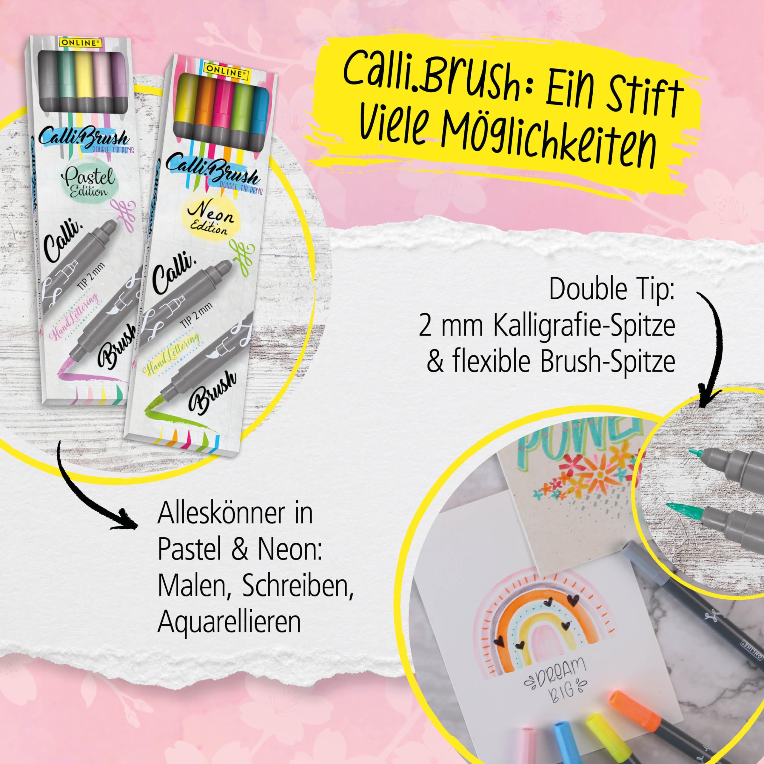 online-calli-brush-handlettering-starter-set-10-brush-pens-f-ller-journal image 4