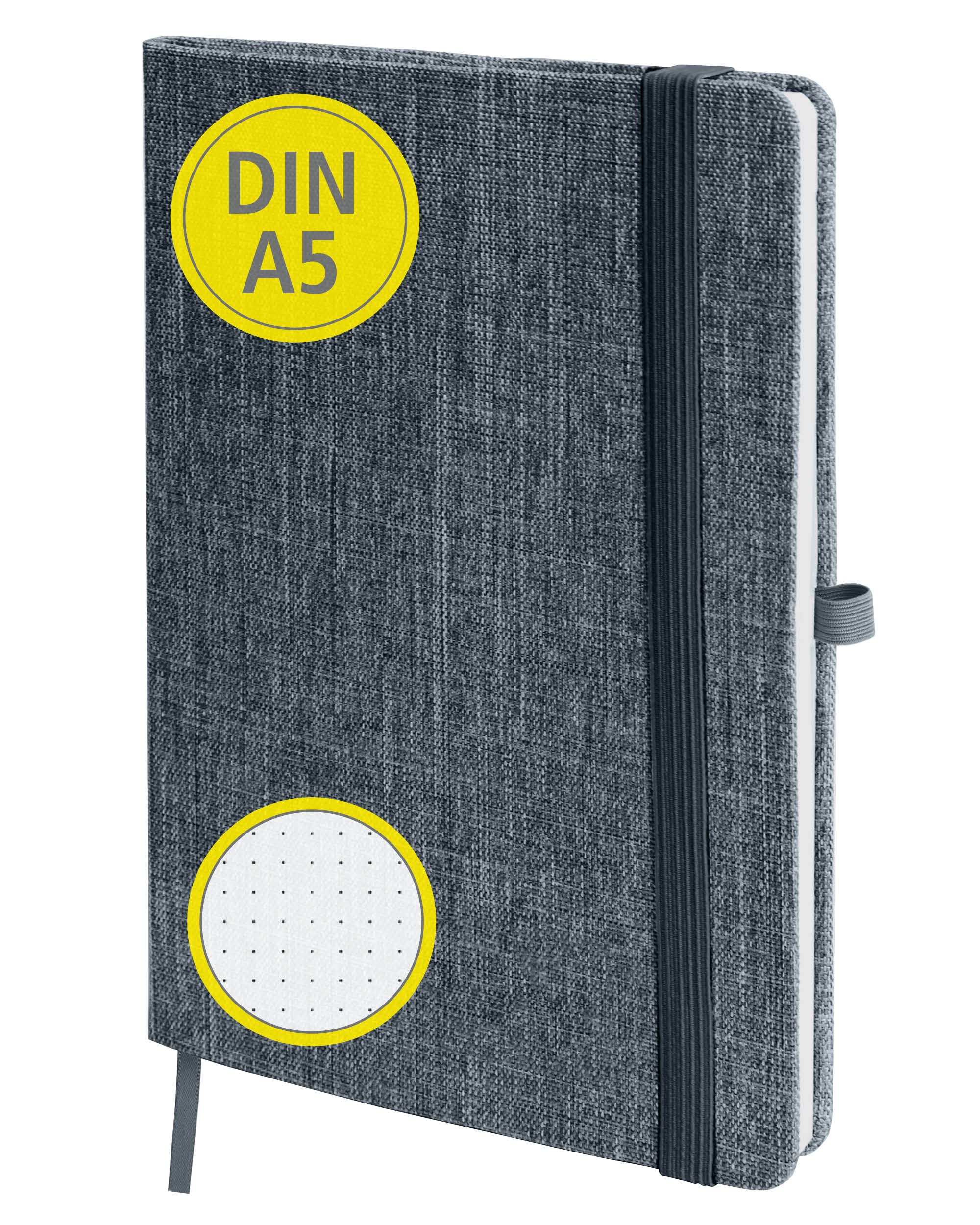 online-2nd-life-bullet-journal-dotted-a5-notizbuch-aus-recyceltem-pet-100-g-m image 1