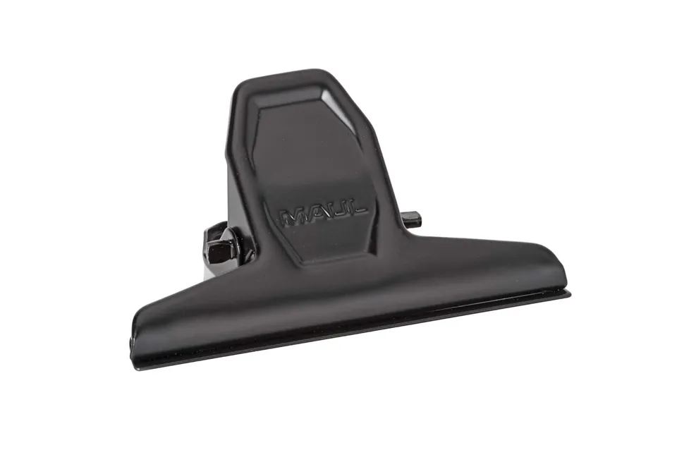 maul-maulpro-papierklemme-75-mm-schwarz-stahl-200-blatt image 1
