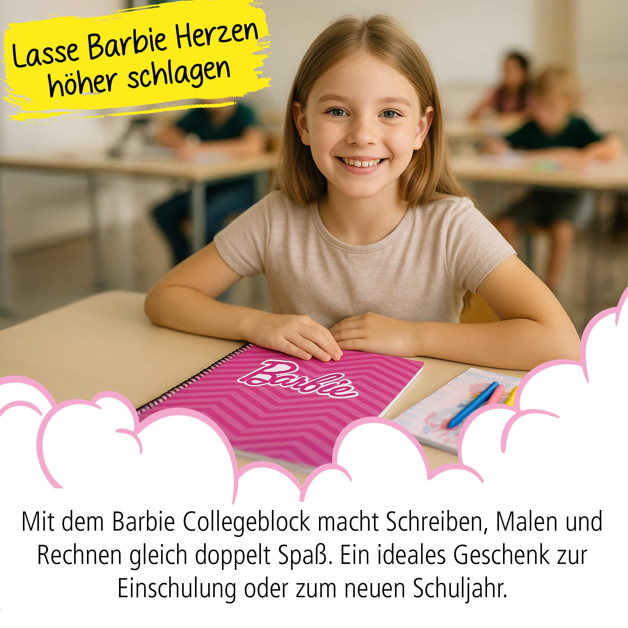 online-collegebl-cke-barbie-a4-kariert-2x-80-blatt-hardcover image 5