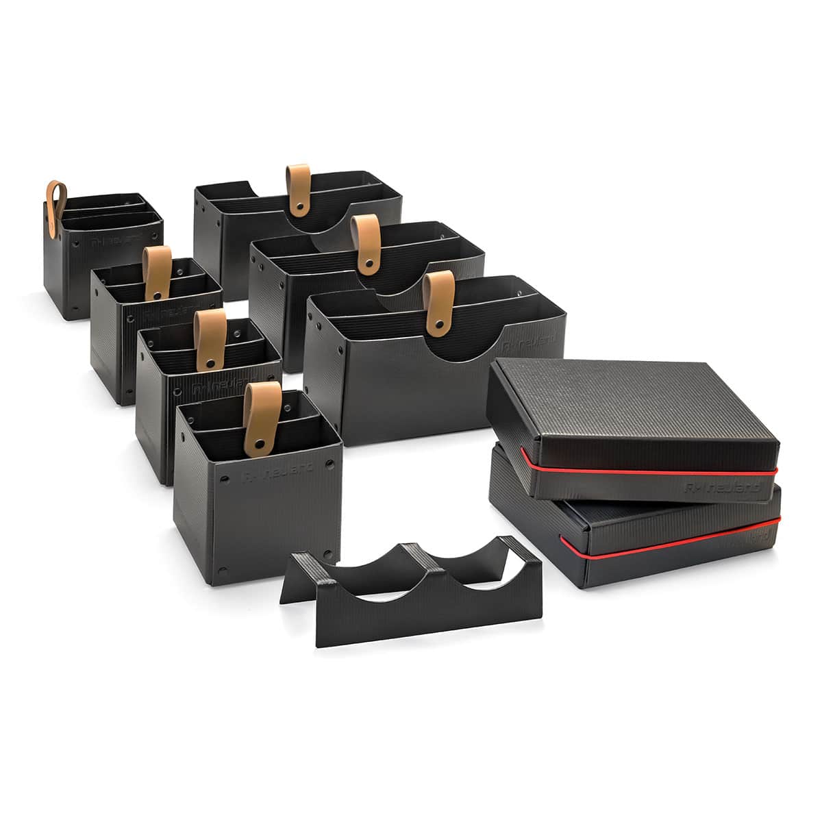 neuland-novario-boxen-sets-aufbewahrungsboxen-schwarz image 3
