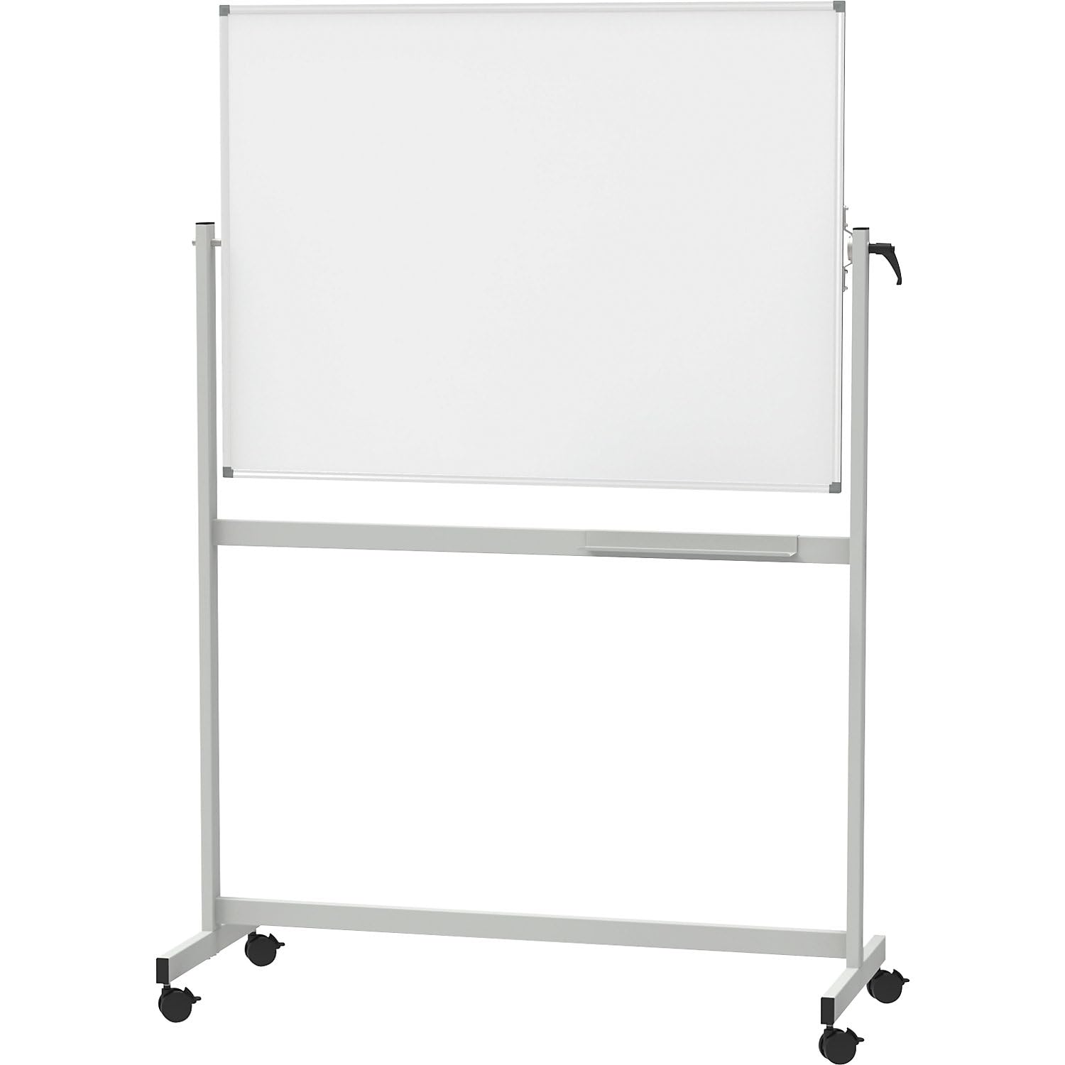 maul-maulstandard-whiteboard-mobil-wei-silber-90x120-cm-magnethaftend image 1