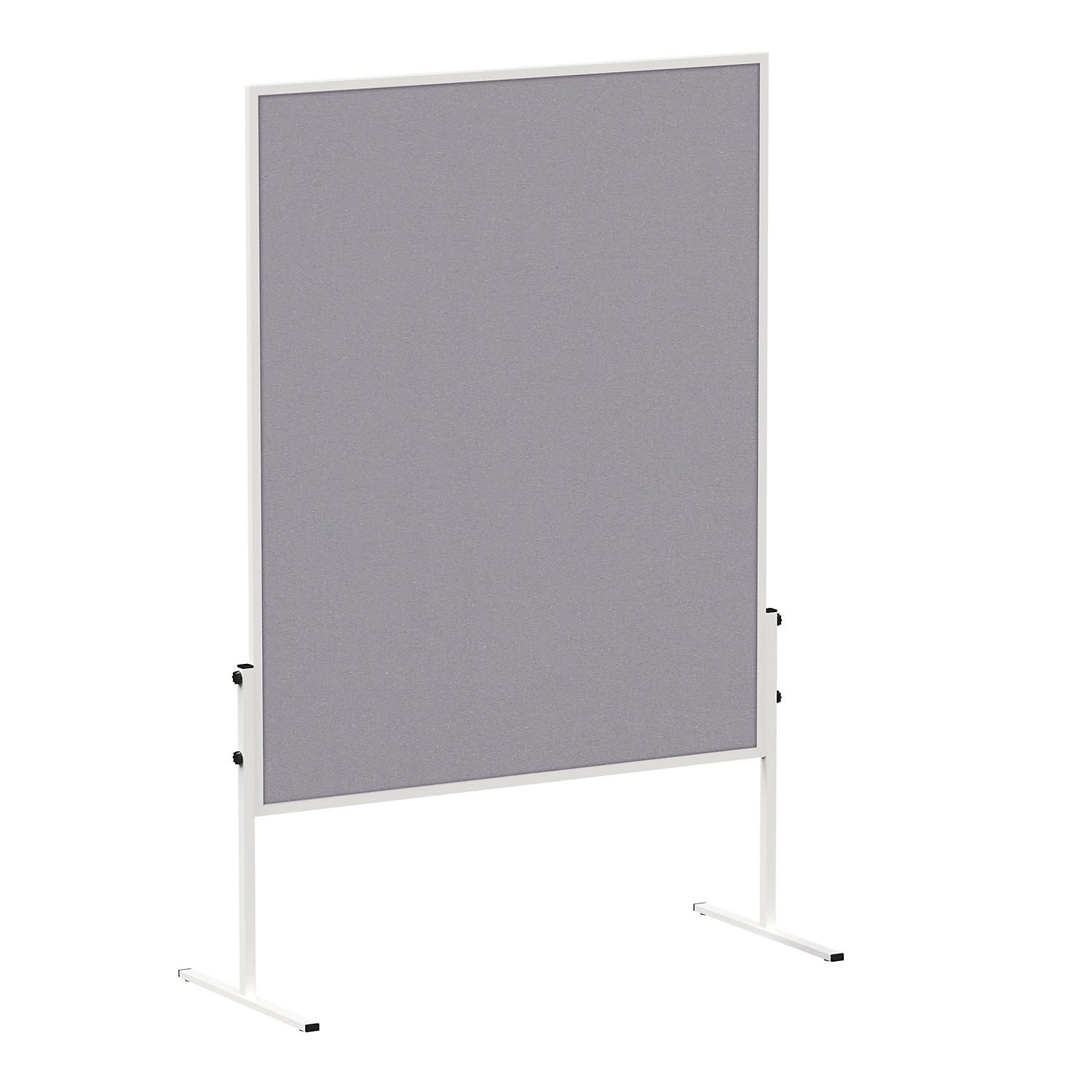 maul-maulsolid-moderationstafel-grau-mobil-beidseitig-150x120-cm-mit-alurahmen image 2