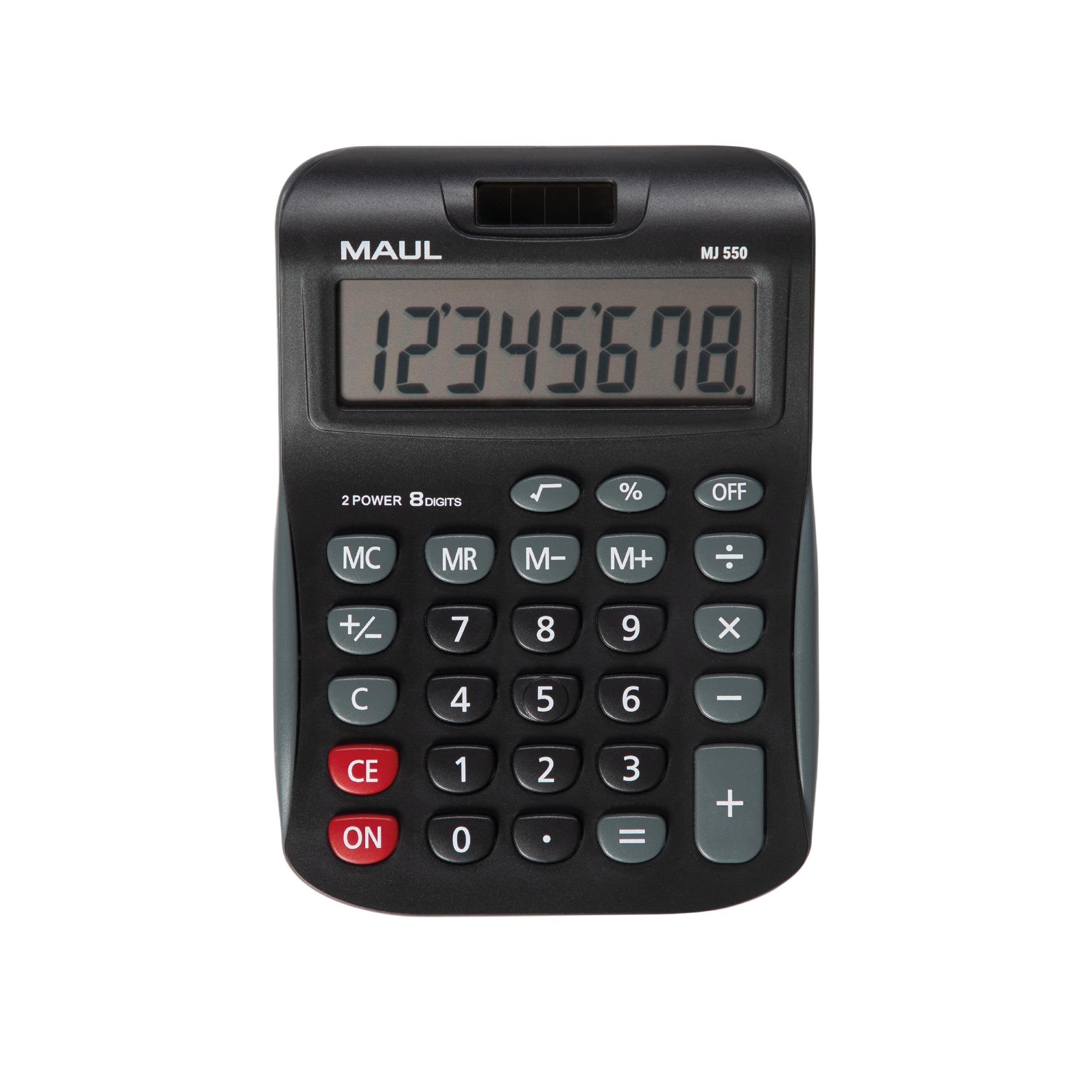 maul-tischrechner-eco-mj-555-wei-solar-10-stellig-kompakt image 5