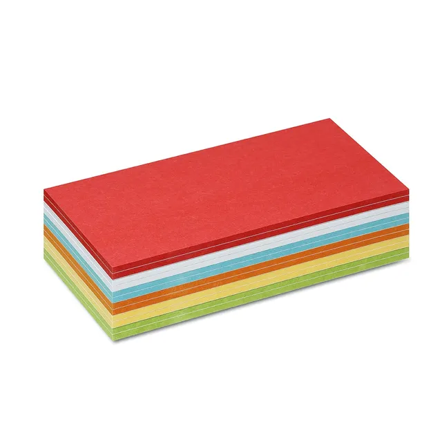 neuland-stick-it-rechteck-karten-300-st-ck-farbig-mit-haftkleber image 1