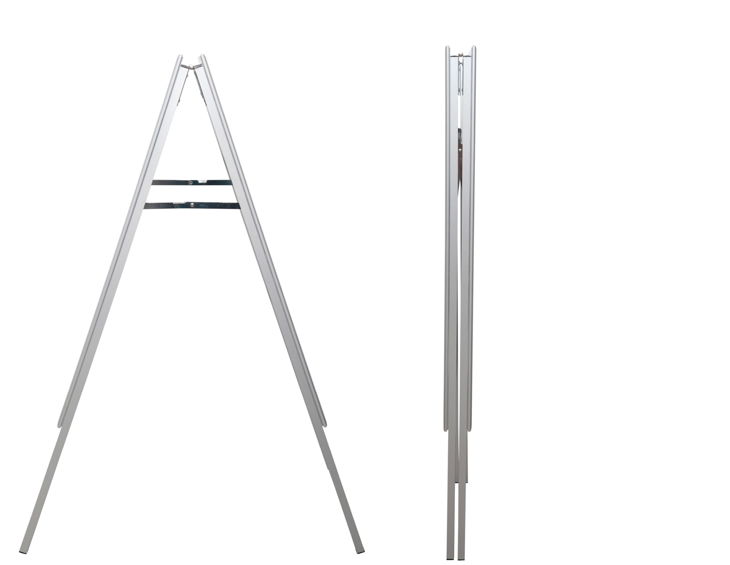 maul-kundenstopper-a1-maulpublic-silber-alurahmen-plakatst-nder-hochformat image 2