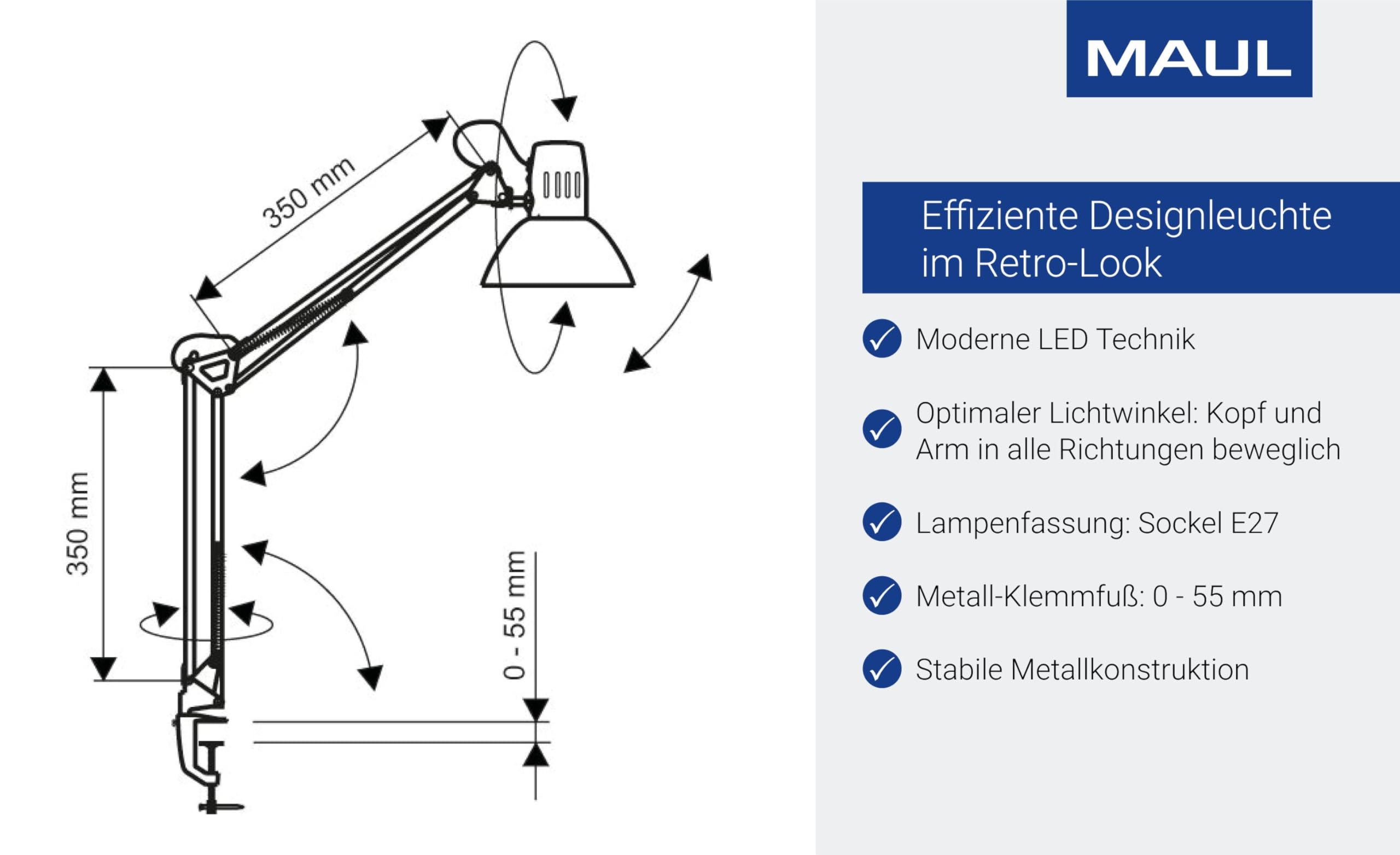 maul-maulstudy-tischleuchte-mit-klemmfu-schwarz-e27-metall image 4