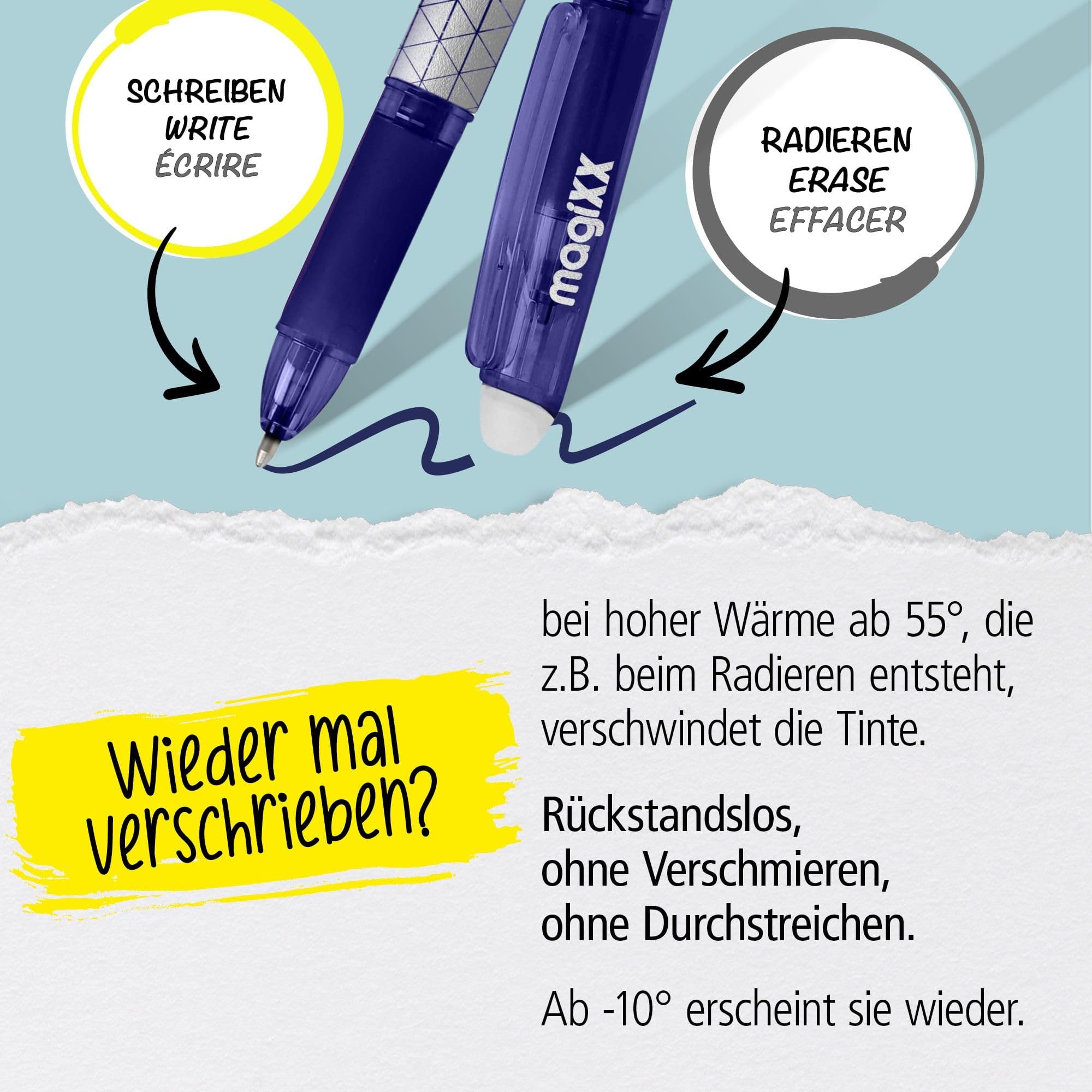 online-magixx-radierstift-gel-6er-set-lila-0-7-mm image 5