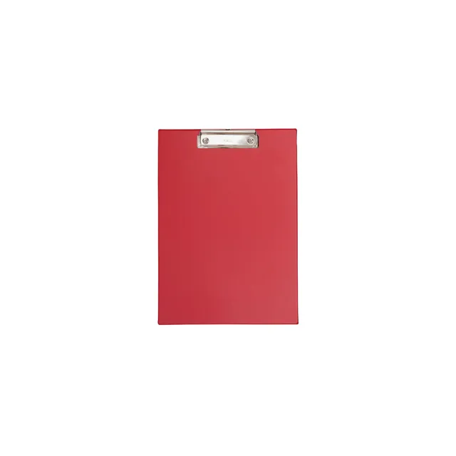 maulpoly-klemmbrett-a4-rot-hochformat-mit-b-gelklemme image 1