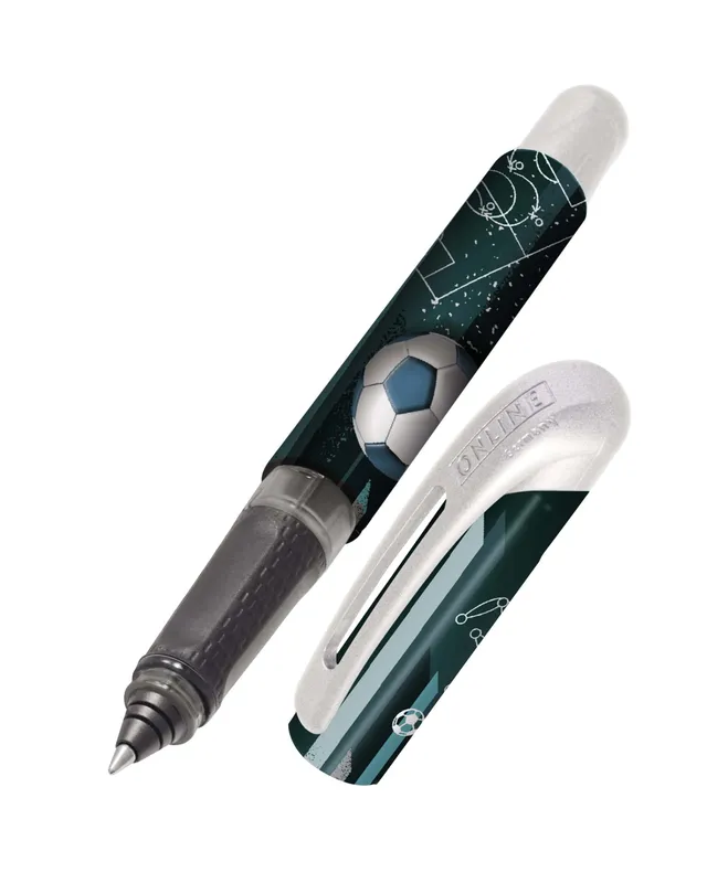 online-college-tintenroller-fu-ball-mit-patrone-blau image 1