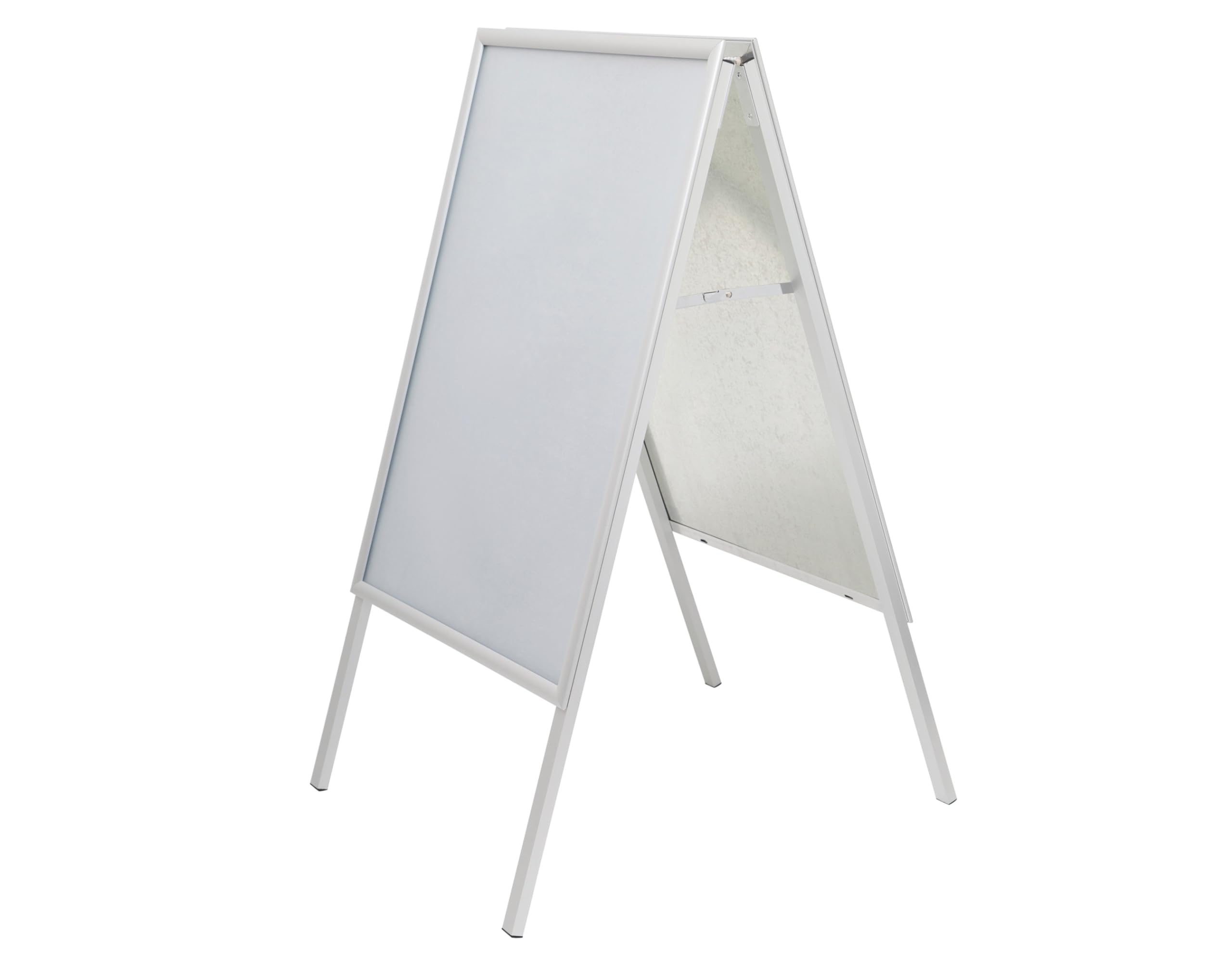 maul-kundenstopper-a1-maulpublic-silber-alurahmen-plakatst-nder-hochformat image 1