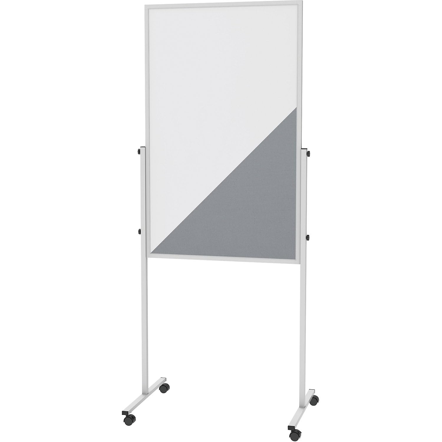 maul-maulsolid-moderationstafel-grau-mobil-beidseitig-150x120-cm-mit-alurahmen image 7