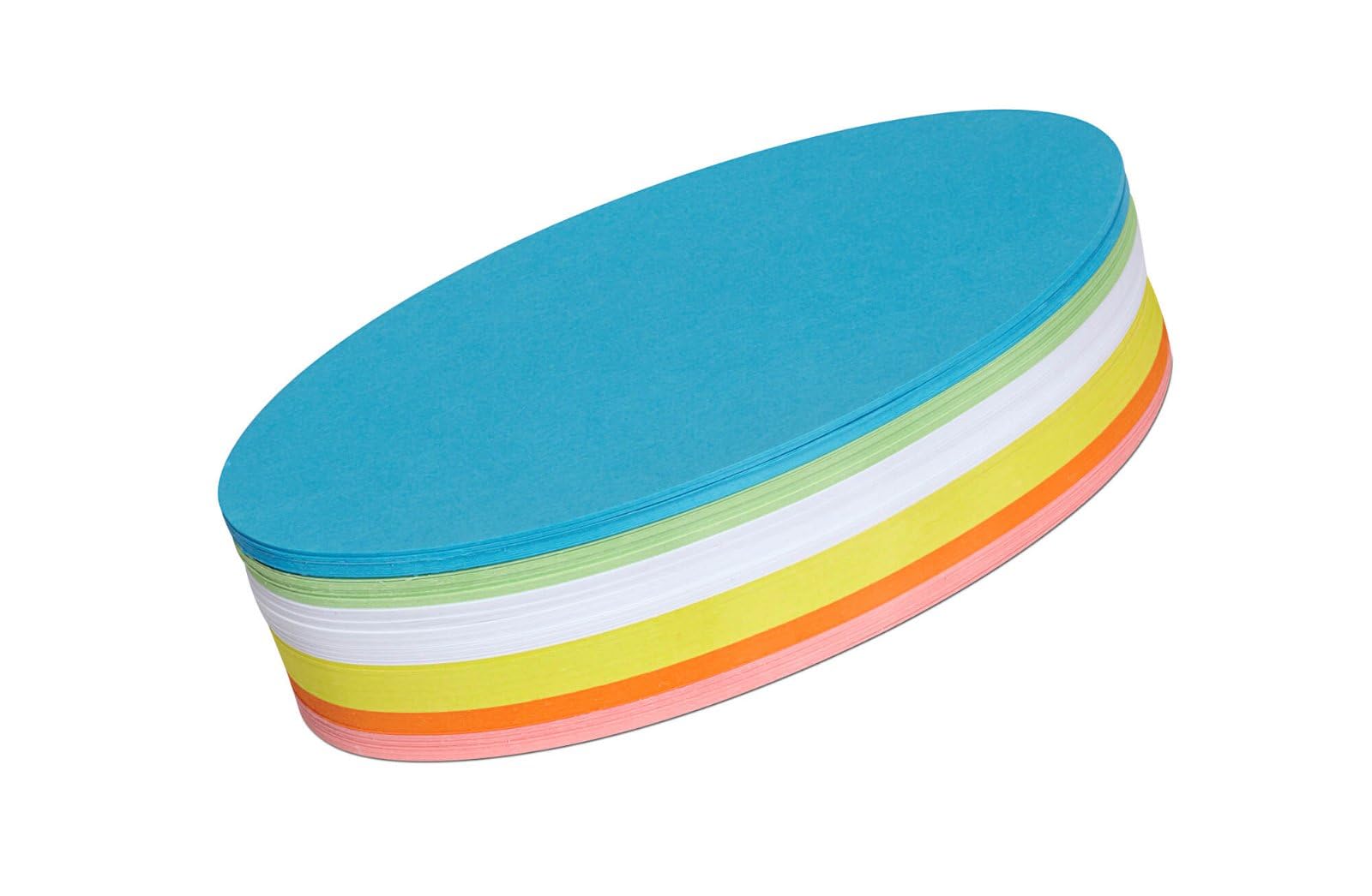 maul-moderationskarten-oval-250-st-ck-110-x-190-mm-6-farbig image 1