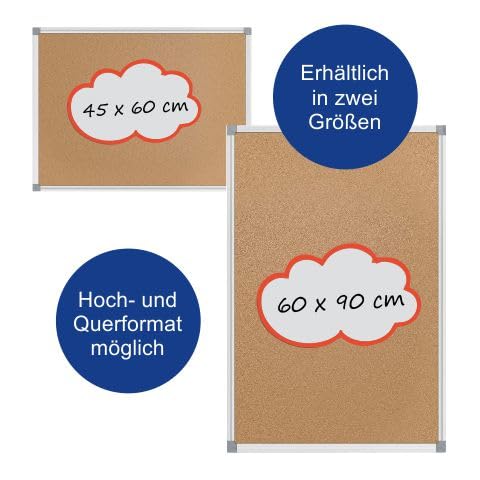 maul-maulstandard-pinnwand-kork-45x60-cm-mit-alurahmen image 8