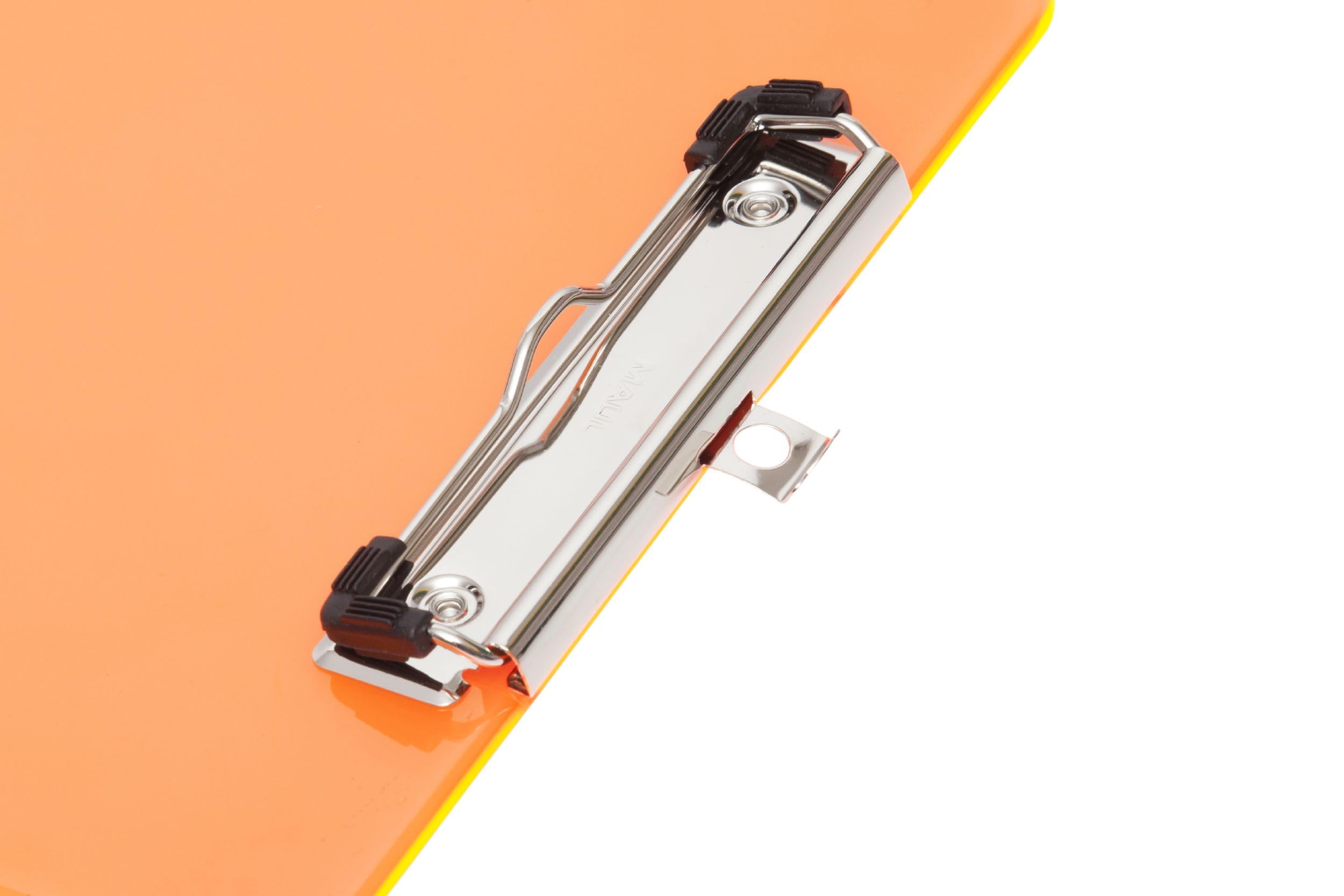 maul-maulneon-klemmbrett-a4-orange-transparent-hochformat-mit-stahlclip image 4